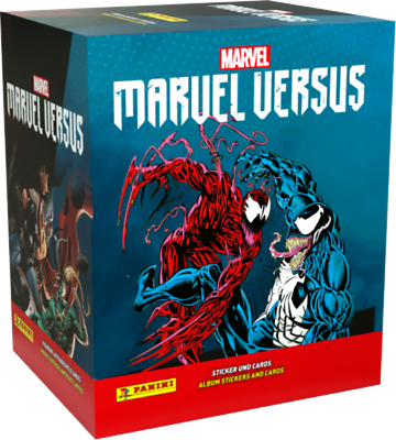 Panini Marvel Versus Sticker Collection 1 Booster Box of 50 Packs Factory Sealed