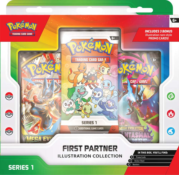 Pokémon TCG First Partner Illustration Collection Series 1 Factory Sealed