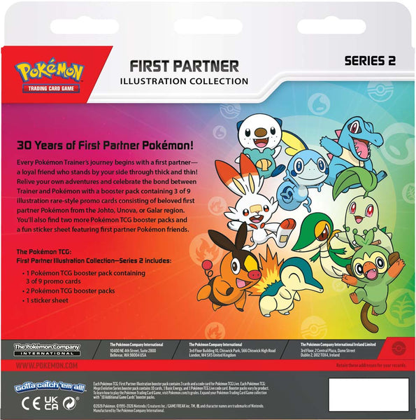Pokémon TCG First Partner Illustration Collection Series 2 Factory Sealed