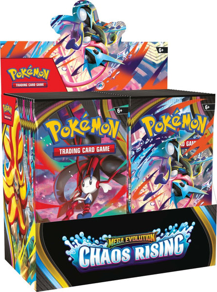Pokémon TCG Mega Evolution Chaos Rising Booster Box Factory Sealed