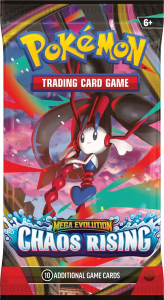 Pokémon TCG Mega Evolution Chaos Rising Booster Pack Factory Sealed