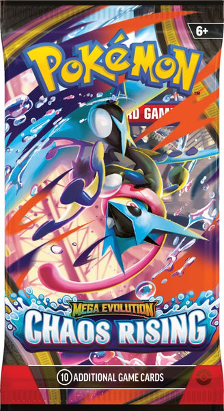 Pokémon TCG Mega Evolution Chaos Rising Booster Pack Factory Sealed
