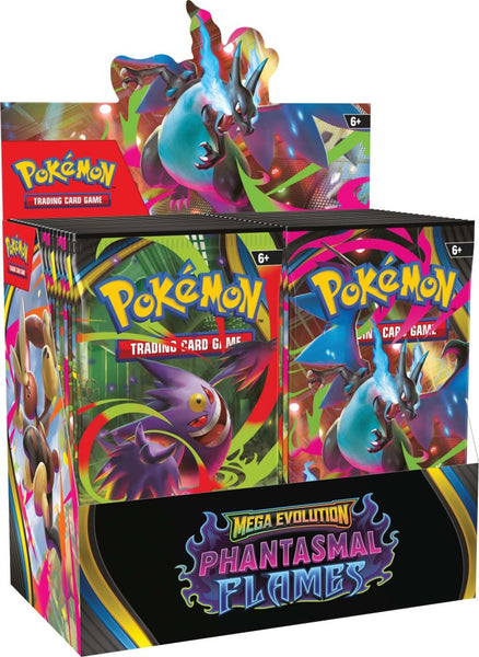 Pokemon TCG Mega Evolution Phantasmal Flames Booster Box Factory Sealed