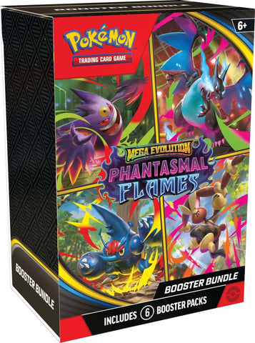 Pokemon TCG Mega Evolution Phantasmal Flames Booster Bundle Factory Sealed