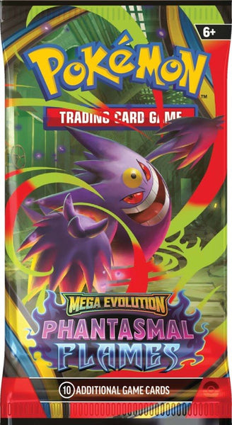 Pokemon TCG Mega Evolution Phantasmal Flames Booster Pack Factory Sealed