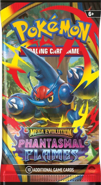 Pokemon TCG Mega Evolution Phantasmal Flames Booster Pack Factory Sealed
