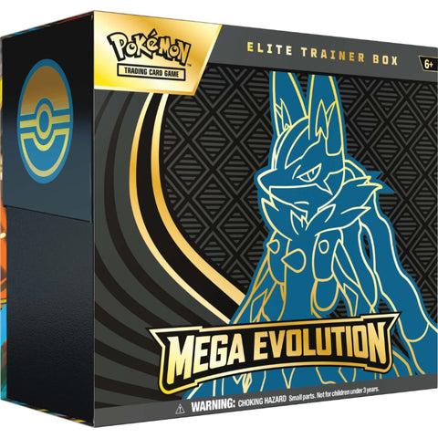 Pokemon TCG Mega Evolutions 1 Enhance Elite Trainer Box Lucario Artwork Factory Sealed