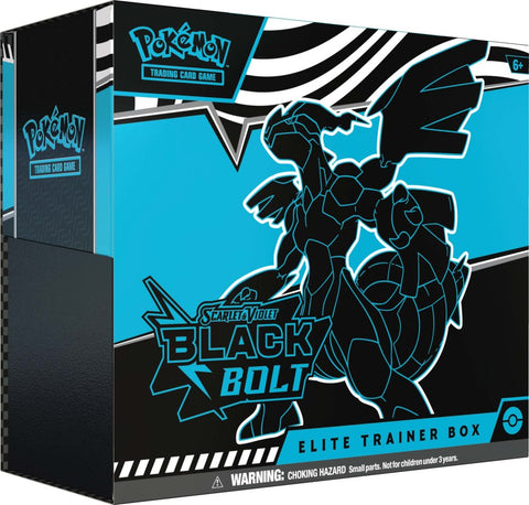 Pokémon TCG Scarlet & Violet Black Bolt Elite Trainer Box Factory Sealed