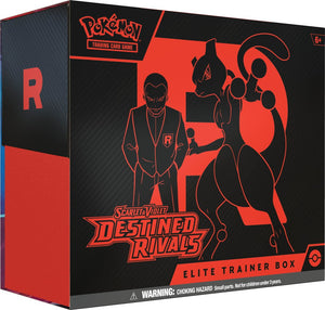 Pokémon TCG Scarlet & Violet Destined Rivals Elite Trainer Box Factory Sealed *VERY MINOR DAMAGE TO CORNER OF PACKAGING*