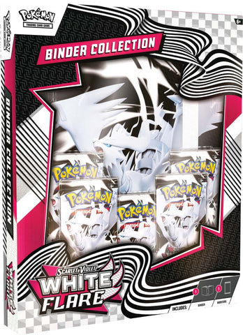 Pokémon TCG Scarlet & Violet White Flare Binder Collection Factory Sealed