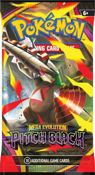 Pokémon TCG Mega Evolution Pitch Black Booster Pack Factory Sealed