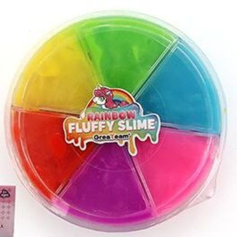 Rainbow Fluffy Slime Colour Wheel 168g