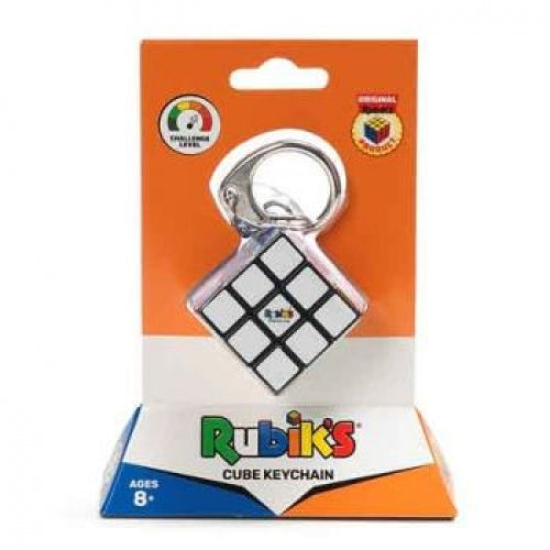 Rubik's Cube Key Chain 3 X 3 Six Sided Puzzle