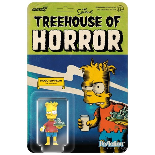 The Simpsons Tree House Of Horror Hugo Simpson 3 3/4 Inch ReAction Figure