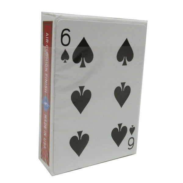 Red One Way Forcing Bicycle Deck (6s) of Gaff Playing Cards Poker Size