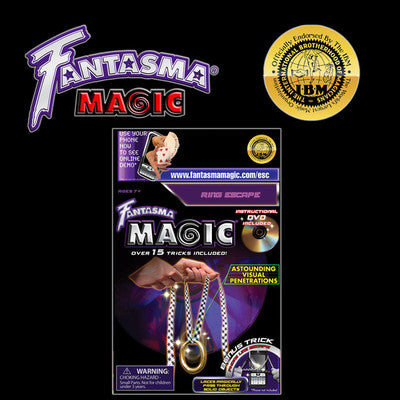 Ring Escape DVD & Gimmicks Over 15 Tricks