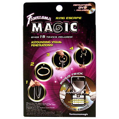 Ring Escape DVD & Gimmicks Over 15 Tricks