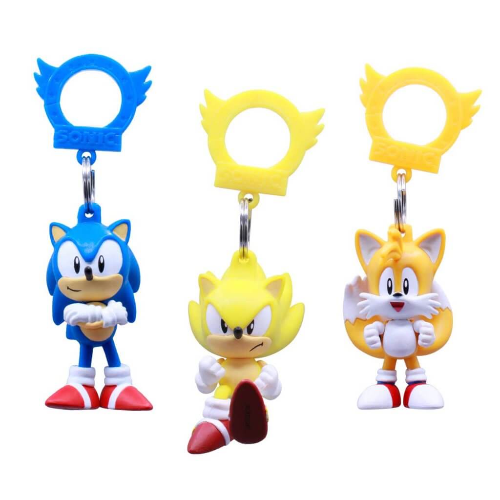 SONIC THE HEDGEHOG Sonic Collectible Hangers Golden Edition 1 Piece Ra Toy Empire
