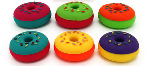 Squeeze Donut 8.5cm × 3.5cm 1 Piece - Assorted Colours Available