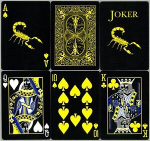 Black Scorpion Deck Bicycle Playing Cards Poker Size