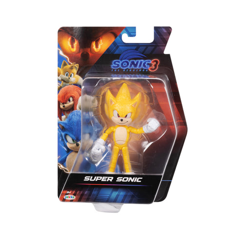 Sonic The Hedgehog 3 Movie 5" Inch Action Figure Wave 2 One Piece Assorted Characters Available