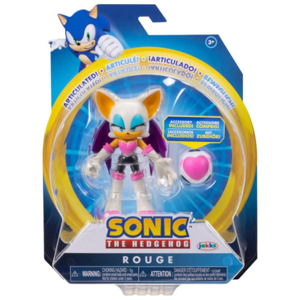Sonic The Hedgehog 4" Inch Action Figure With Accessory Wave 17 One Piece Assorted Characters Available