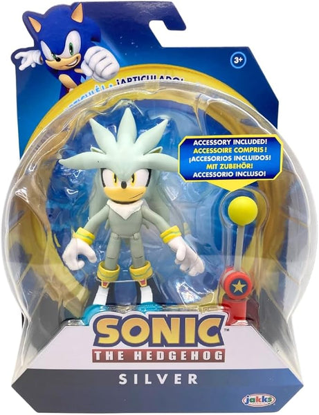 Sonic The Hedgehog 4" Inch Action Figure With Accessory Wave 17 One Piece Assorted Characters Available