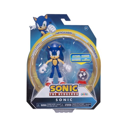 Sonic The Hedgehog 4 Inch Action Figure With Accessory Wave 18 One Piece Assorted Characters Available