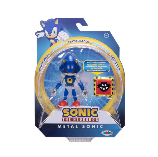 PRE-ORDER Sonic The Hedgehog 4" Inch Scale Action Figure With Accessory Wave 21 One Piece Assorted Characters Available