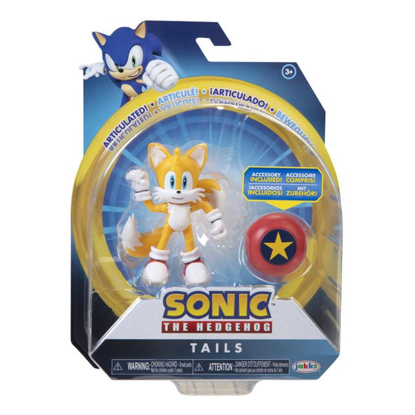Sonic The Hedgehog 4" Inch Scale Action Figure With Accessory Wave 22 One Piece Assorted Characters Available