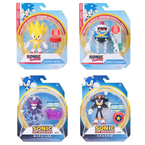 Sonic The Hedgehog 4 Inch Action Figure With Accessory Wave 15 One Piece Assorted Characters Available PRE-ORDER