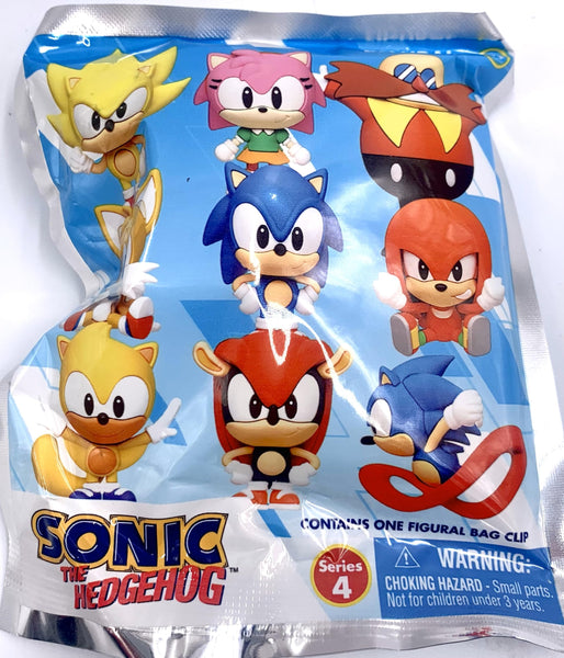 Sonic the Hedgehog Series 4 3D Foam Bag Clip Blind Bag Random