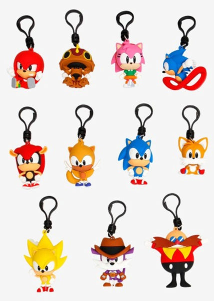 Sonic the Hedgehog Series 4 3D Foam Bag Clip Blind Bag Random