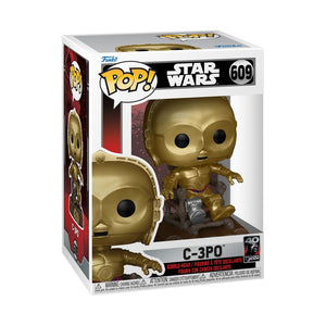 Star Wars Return of the Jedi 40th Anniversary C3P0 in chair Pop! 609 Vinyl