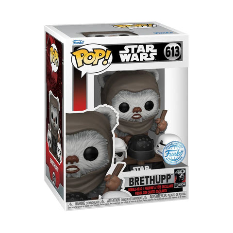 Star Wars Return of the Jedi 40th Anniversary Ewok with Helmets US Exclusive Pop! 613 Vinyl