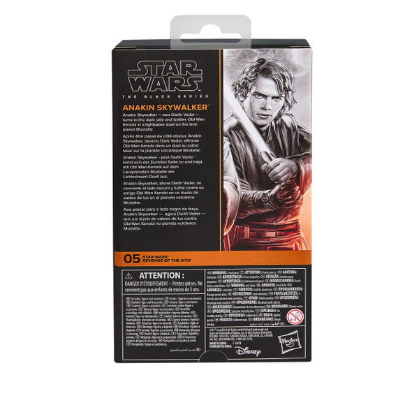 Star Wars Revenge of the Sith The Black Series Anakin Skywalker 6" Action Figure
