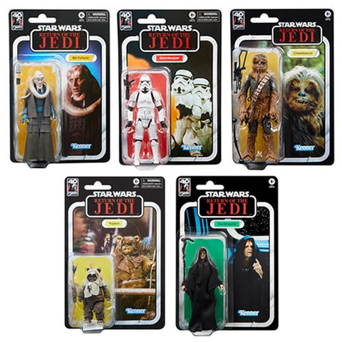 Star Wars The Black Series Return of the Jedi 40th Anniversary 6 Inch Figure Wave 2 One Piece Assorted Characters Available