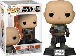 Star Wars The Mandalorian Boba Fett Unmasked US Exclusive Pop! 490 Vinyl