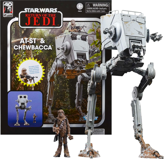 Star Wars The Vintage Collection AT-ST and Chewbacca Action Figure