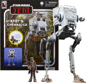 Star Wars The Vintage Collection AT-ST and Chewbacca Action Figure