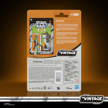 PRE-ORDER Star Wars The Vintage Collection Greedo Action Figure 3 3/4" Inch Action Figure