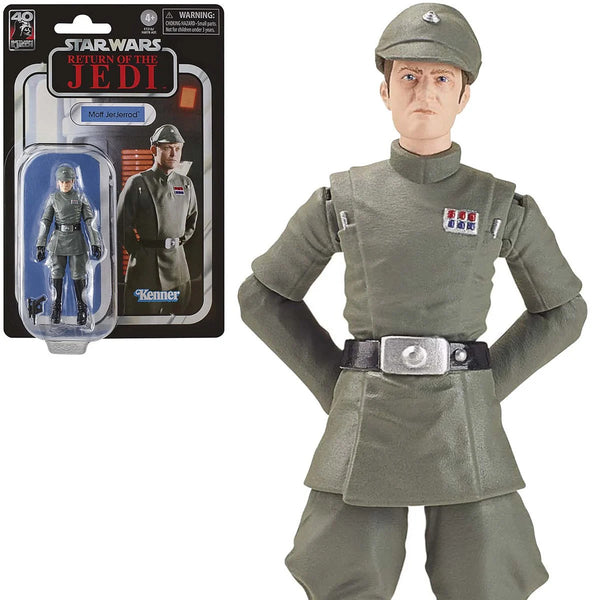 Star Wars The Vintage Collection Return of the Jedi Moff Jerjerrod 3 3/4" Action Figure - SMALL THIN WHITE LINE ON BACKING CARD PICTURE