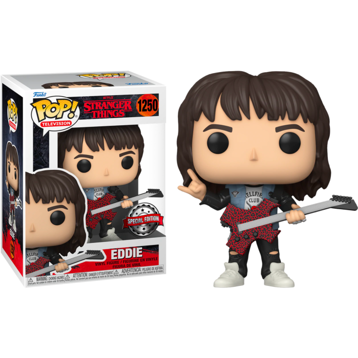 Stranger Things Eddie with Guitar US Exclusive Pop! 1250 Vinyl