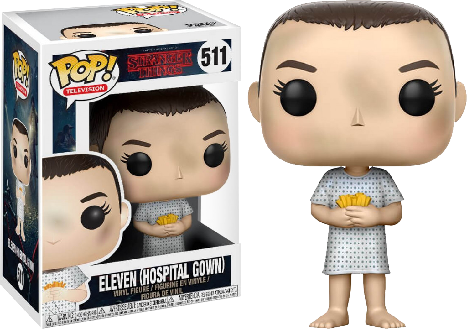 Stranger Things Eleven in Hospital Gown Pop! 511 Vinyl