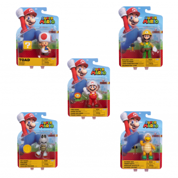 World of Nintendo Super Mario 4 Inch Action Figure Wave 32 One Piece Assorted Characters Available