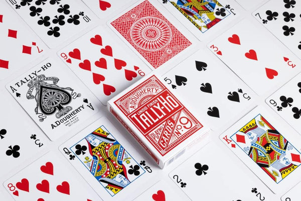 Tally-Ho Circle Back Red Deck of Playing Cards