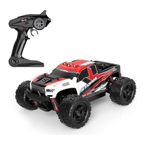 TORNADO 1/18 Storm 4WD RTR High Speed Truck 36kmh 20 Minute Runtime Red Brushed
