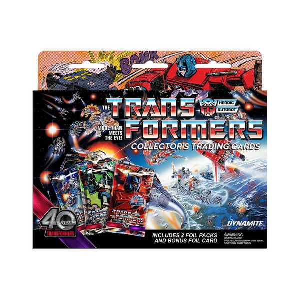 TRANSFORMERS 40th Anniversary Trading Cards Hanger Box Factory Sealed