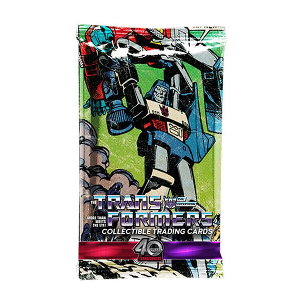 TRANSFORMERS 40th Anniversary Trading Cards Foil Packs Booster Box Factory Sealed PRE-ORDER