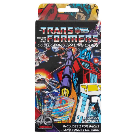 TRANSFORMERS 40th Anniversary Trading Cards Hanger Box Factory Sealed